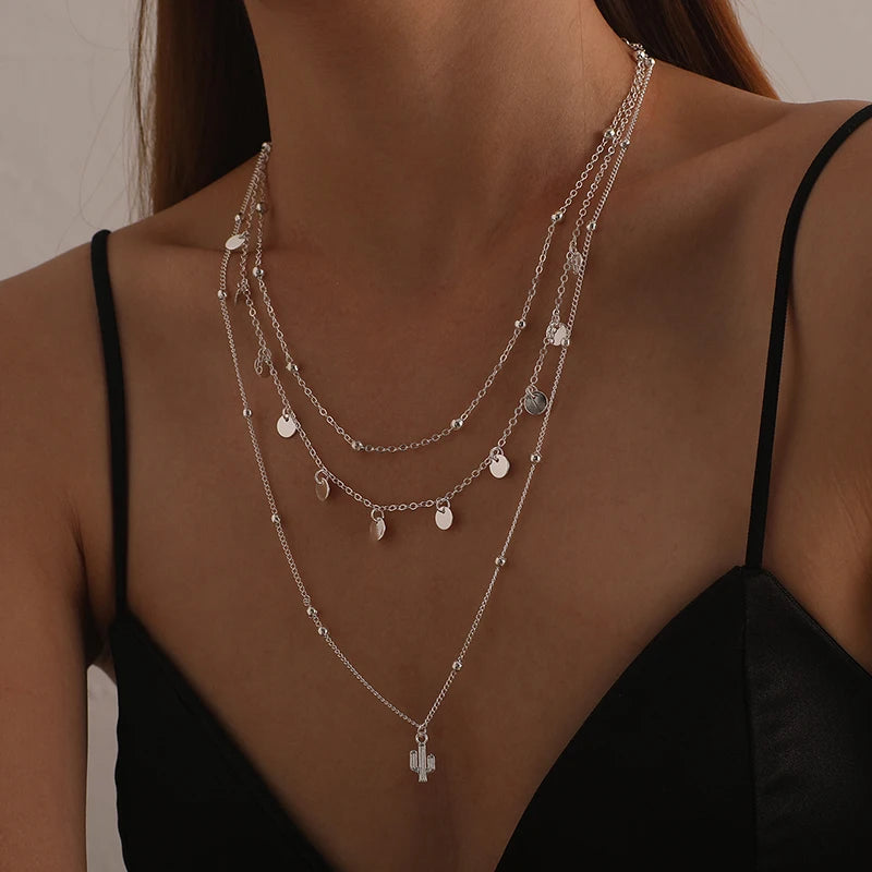 Colar Choker Tríplice