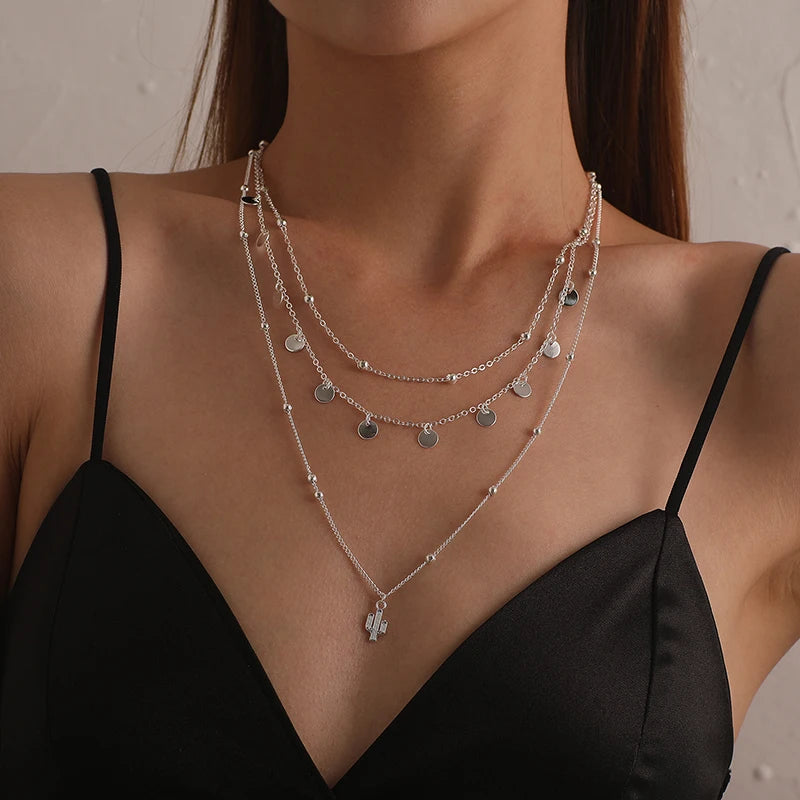 Colar Choker Tríplice